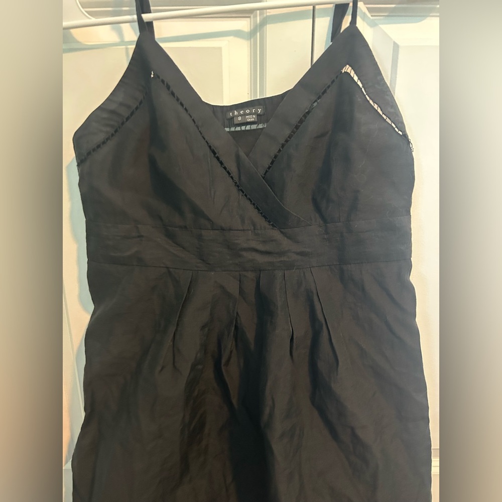 Theory Black Sleeveless Dress